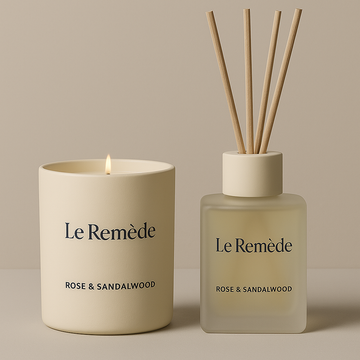 Le Remède Candle & Diffuser – Rose & Sandalwood