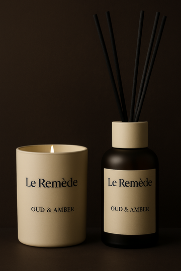 Le Remède Candle & Diffuser – Oud & Amber